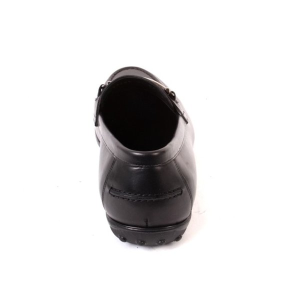 ROBERTO SERPENTINI 20598 Black Leather Moccasins Loafers Shoes main image 5